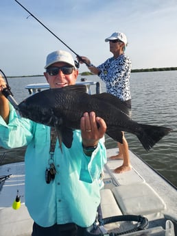 Black Drum fishing in New Smyrna Beach, Florida