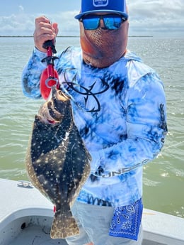 Flounder fishing in Port Isabel, Texas