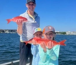 Vermillion Snapper Fishing in Destin, Florida