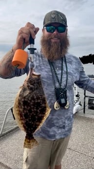 Flounder fishing in Freeport, Texas