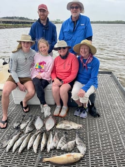 Black Drum, Flounder, Redfish, Speckled Trout Fishing in Galveston, Texas