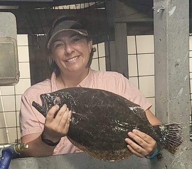 Flounder fishing in Port O&#039;Connor, Texas