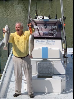 Redfish fishing in South Padre Island, Texas