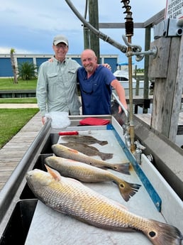 Redfish fishing in Galveston, Texas