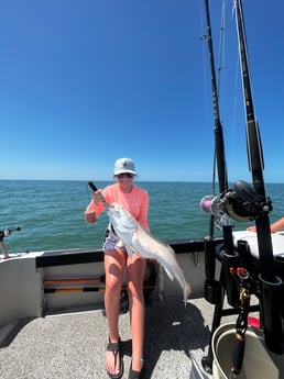 Redfish fishing in Galveston, Texas