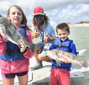 Black Drum fishing in Port Aransas, Texas