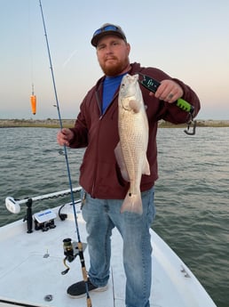 Redfish fishing in Galveston, Texas