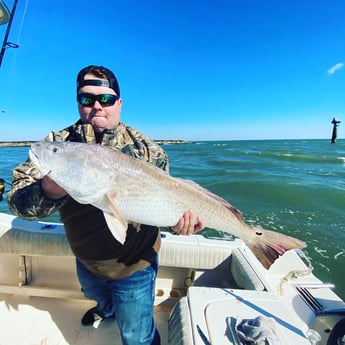 Redfish fishing in Galveston, Texas