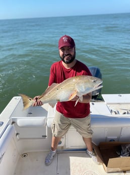 Redfish fishing in Surfside Beach, Texas