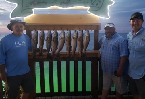 Redfish fishing in Port Isabel, Texas