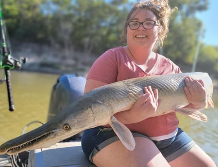 Alligator Gar fishing in Dallas, Texas