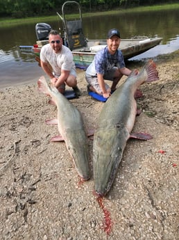 Alligator Gar fishing in Coldspring, Texas