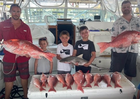 Red Snapper fishing in Galveston, Texas