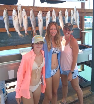 Speckled Trout / Spotted Seatrout fishing in South Padre Island, Texas