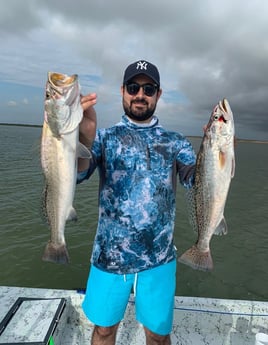 Speckled Trout / Spotted Seatrout fishing in Port Isabel, Texas