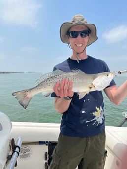 Speckled Trout / Spotted Seatrout fishing in Galveston, Texas