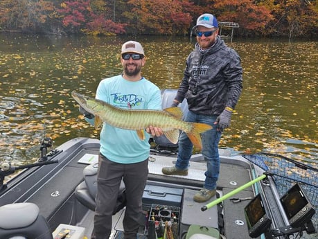 Fishing in Eagle River, Wisconsin