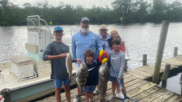 Black Drum fishing in Santa Rosa Beach, Florida