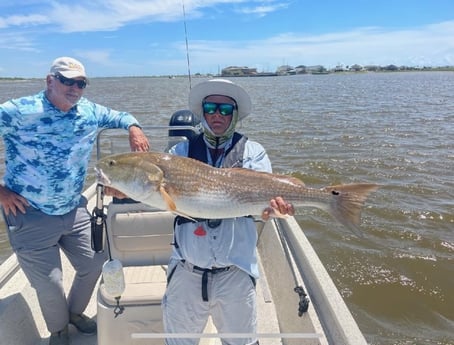 Fishing in Bolivar Peninsula, Texas