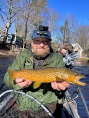 Fishing in Big Rapids, Michigan