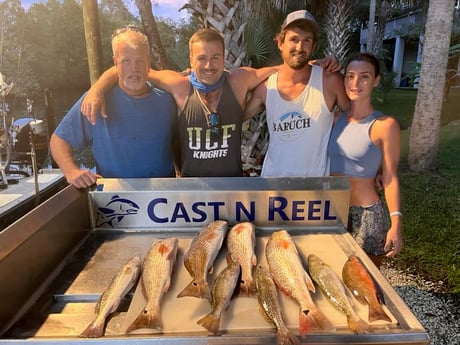 Mangrove Snapper, Redfish, Speckled Trout / Spotted Seatrout fishing in Crystal River, Florida