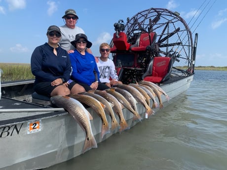 Redfish fishing in Rockport, Texas