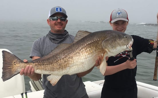 Redfish fishing in Galveston, Texas