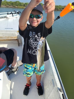 Speckled Trout / Spotted Seatrout fishing in Galveston, Texas