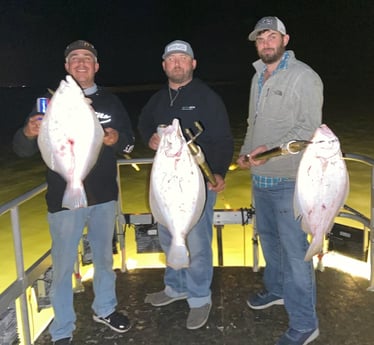 Flounder fishing in Port O&#039;Connor, Texas