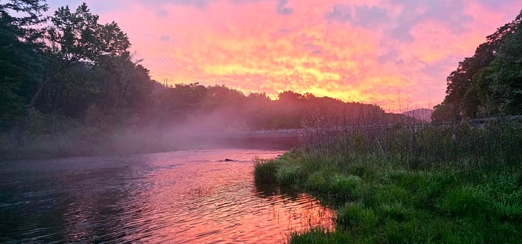 Fishing in Broken Bow, Oklahoma