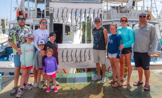 Spanish Mackerel fishing in Destin, Florida