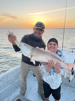 Redfish fishing in South Padre Island, Texas