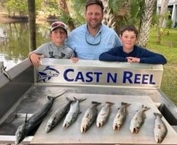 Spanish Mackerel, Speckled Trout / Spotted Seatrout Fishing in Crystal River, Florida