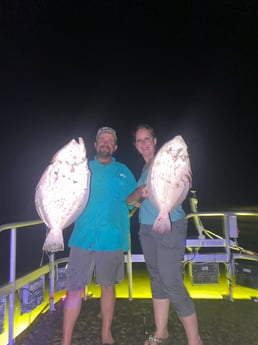 Flounder fishing in Port O&#039;Connor, Texas