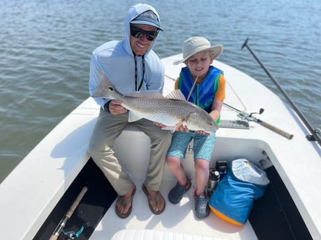 Redfish fishing in Wrightsville Beach, North Carolina