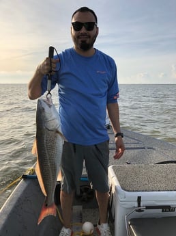 Redfish fishing in Galveston, Texas