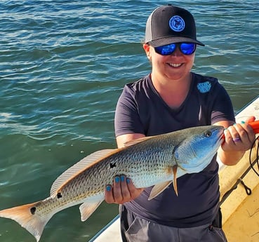 Redfish fishing in Beaufort, North Carolina