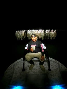 Flounder fishing in Rio Hondo, Texas