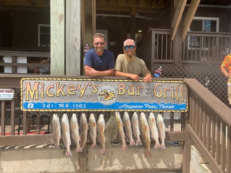 Redfish fishing in Rockport, Texas