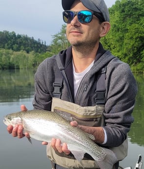 Rainbow Trout fishing in Broken Bow, Oklahoma