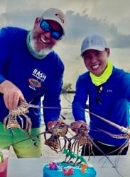 Lobster fishing in Marathon, Florida