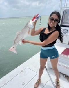 Redfish fishing in South Padre Island, Texas