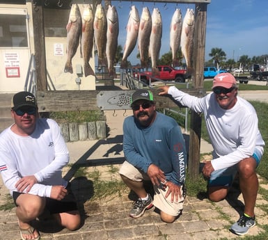 Redfish fishing in Rockport, Texas