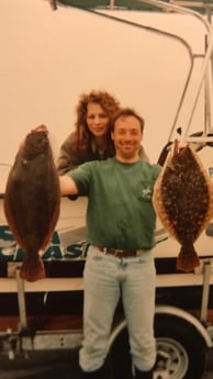 Flounder Fishing in Freeport, New York, USA