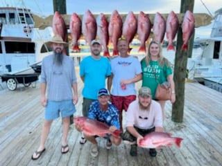 Red Snapper fishing in Orange Beach, Alabama