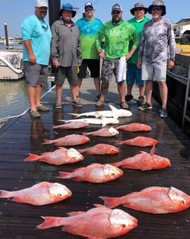 Red Snapper fishing in Surfside Beach, Texas