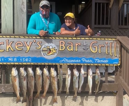 Redfish, Speckled Trout / Spotted Seatrout fishing in Aransas Pass, Texas