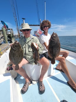 Flounder fishing in Trails End Road, Wilmington, N, North Carolina