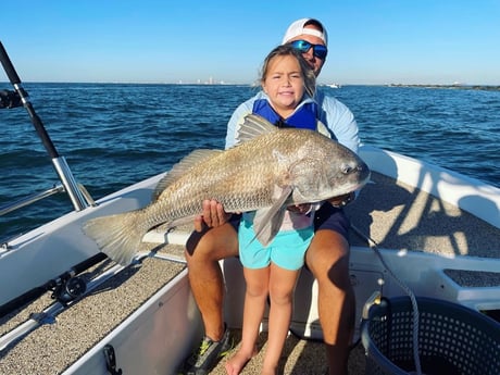 Black Drum Fishing in Galveston, Texas