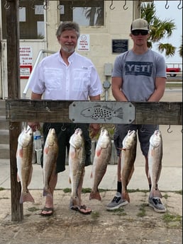 Redfish fishing in Port Aransas, Texas